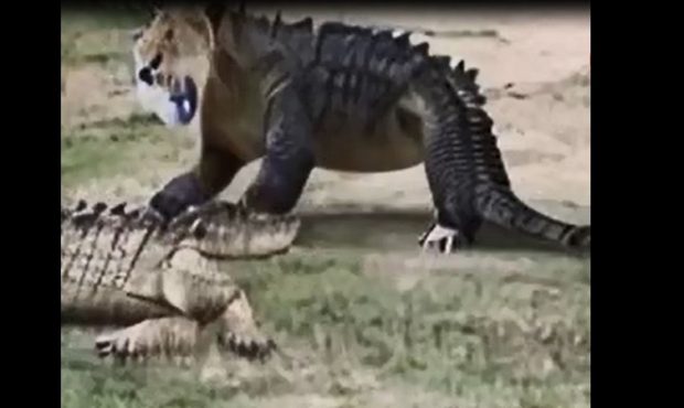 ویدئو/ شیطنت هوش مصنوعی: رقص دیوانه وار تمساح شیر نما!