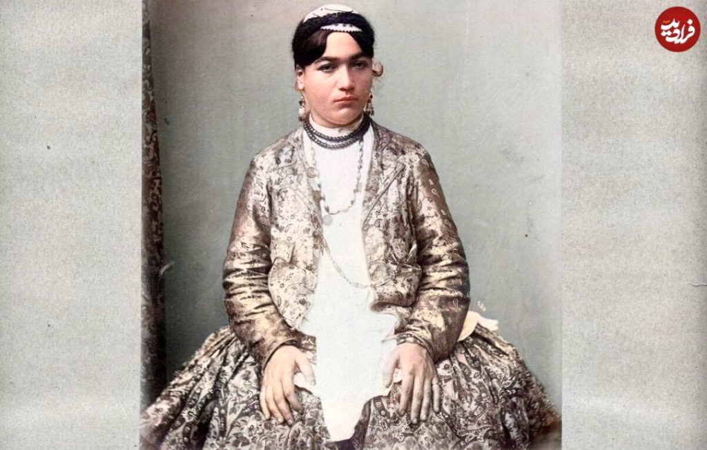 تصاویر/ چهره متفاوت زنان عصر قاجار در عکس‌های رنگی