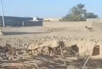 اولین ویدئو از محل اصابت موشک های پاکستان در سراوان سیستان و بلوچستان